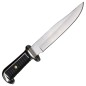 Preview: Herbertz Bowie Knife, Black, Leather Sheath